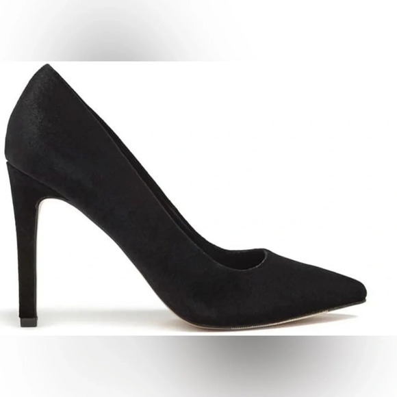 Forever  21 Velvet Pointed-Toe Pumps - Picture 1 of 6